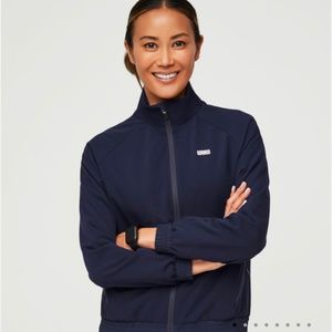 FIGS Sydney scrub jacket, NAVY XXS
